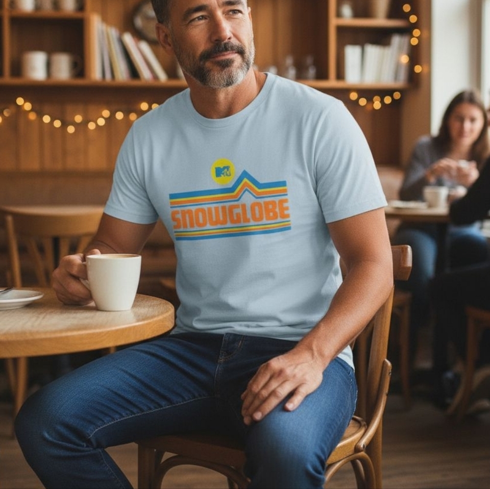 Light Blue MTV Graphic Tee